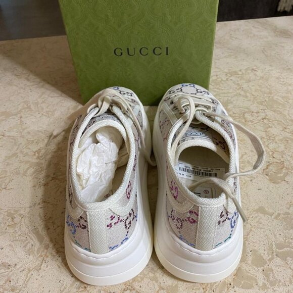 Gucci NWT Treck Multicolor GG Platform Sneakers (ORIG.$1500) w/tax (Size 10)US - Picture 8 of 9